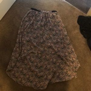 High low skirt
